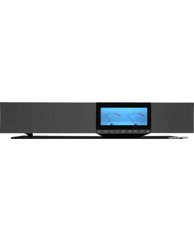 Cambridge Audio EVO One Siyah All-in-One Sistem, VU metre ekranlı.