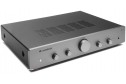 Cambridge Audio AXA25 Entegre Amplifikatör gri renkli, kompakt Hi-Fi ses ekipmanı.