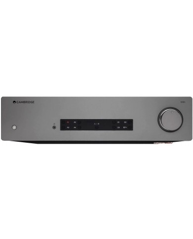 Cambridge Audio CXA81 Mk II Entegre Amplifikatör gri ön panel detayları.
