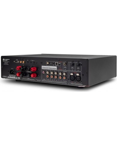Cambridge Audio CXA81 Mk II Entegre Amplifikatör arka bağlantı portları siyah kasa