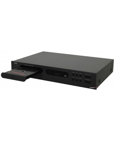 NAD C541 Siyah Kompakt CD Çalar, Açık Disk Tepsisi Görünümü