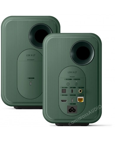 KEF LSX II LT Yeşil Kablosuz Hoparlör Arka Port Bağlantıları
