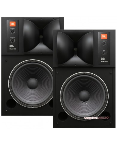 JBL 4425 Siyah Stüdyo Monitör Hoparlör Çifti