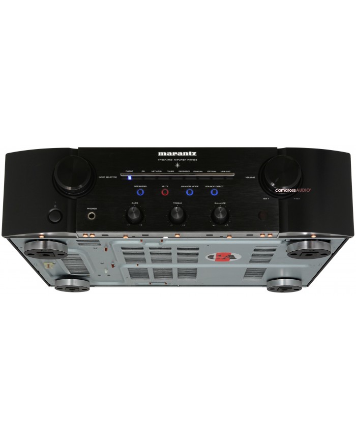 Marantz PM7005 siyah entegre amplifikatör, USB-DAC ve analog mod özellikli