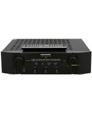 Marantz PM 7005 siyah entegre amplifikatör, uzaktan kumandalı, ses sistemleri için ideal.