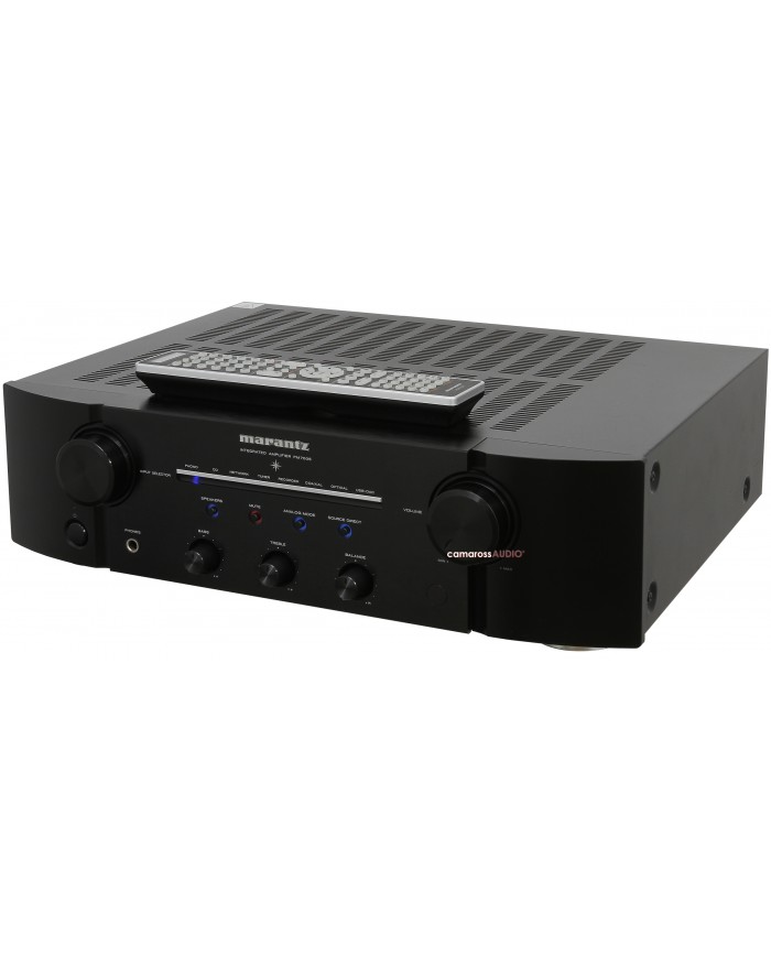 Marantz PM 7005 siyah entegre amplifikatör, uzaktan kumandalı, analog ses modu, kaynak doğrudan