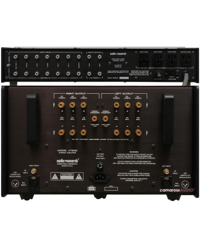 Audio Research VT200 Power & SP-5 Preamp arka bağlantı terminalleri (Stereo Amplifier)