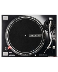 Siyah Reloop RP-7000 MK2 profesyonel DJ plak çalar üstten görünüm