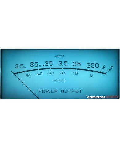 McIntosh MC352 Watt Power Output Mavi VU Metre Ölçer Ekranı