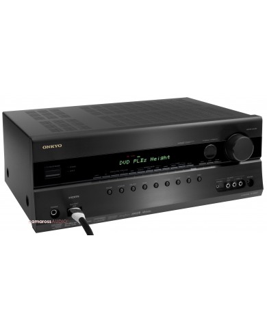 Onkyo TX-SR607 Siyah AV Alıcı - Ev Sineması Amfisi Ön Panel Görünümü