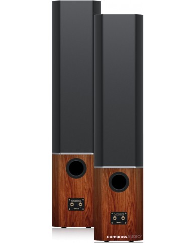 Tannoy Platinum F6 hoparlör arka portu ahşap kaplama ve siyah renkli