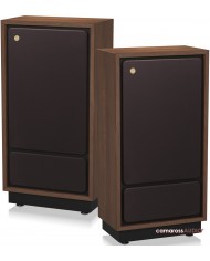 Tannoy CHEVIOT kahverengi ahşap kabinli retro hoparlör takımı.