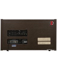 Nakamichi 1000 Tri-Tracer kaset çalar arka bağlantı ve ahşap kaplama.