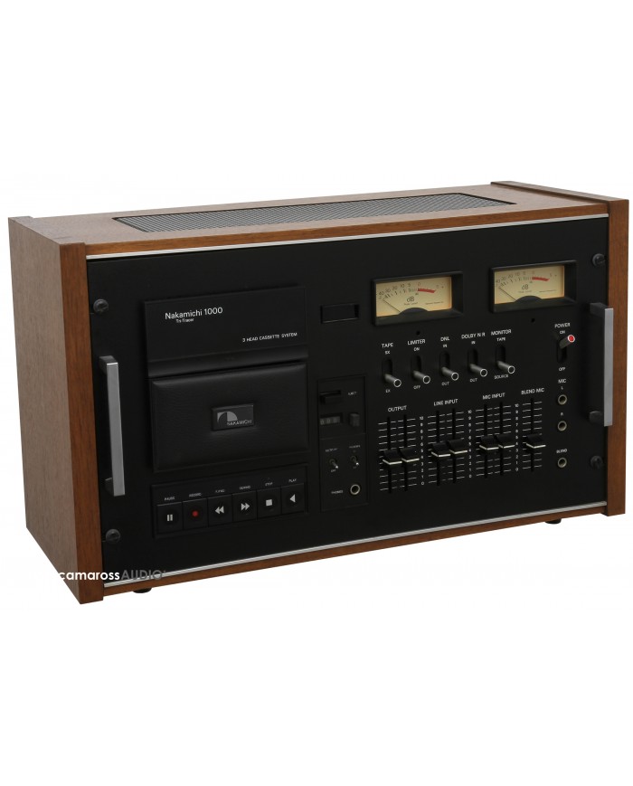 Nakamichi 1000 Tri-Tracer Kaset Çalar, Ahşap Kasalı Vintage Ses Ekipmanı