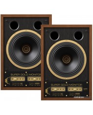 Tannoy SGM 10 Hoparlör, Ahşap Kasa, Siyah/Altın Detaylı, Vintage Model