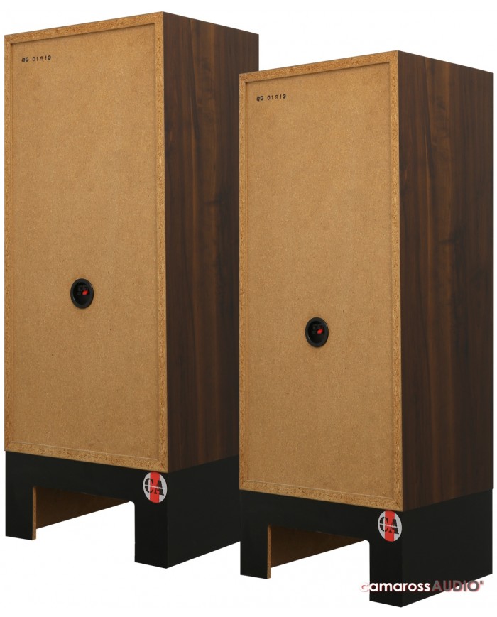 Pioneer CS-979 hoparlör arkası, ceviz kaplama, vintage hi-fi ses sistemi