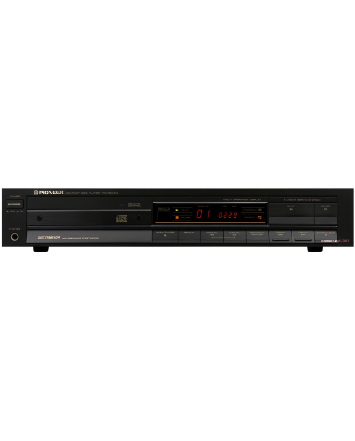 Pioneer PD-6030 Siyah Kompakt Disk CD Çalar Ön Yüzü