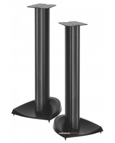 Paradigm J-29 V2 siyah hoparlör standı çifti, metal, modern.