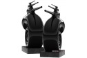 Bowers & Wilkins Nautilus hoparlör siyah parlak, sıra dışı tasarım.