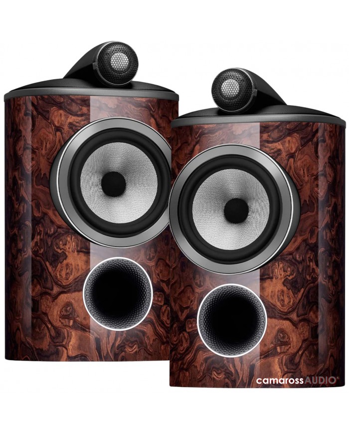 Bowers & Wilkins 805 D4 Signature hoparlör, ceviz kaplama, high-end ses.