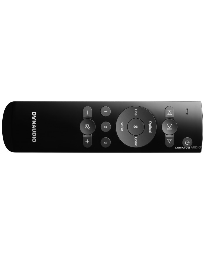Dynaudio Focus 10/Stand 20 siyah uzaktan kumanda, WiSA, Optik, Coax bağlantı.