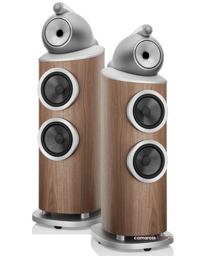 Bowers & Wilkins 802 D4 Ceviz Ahşap Kule Hoparlör Takımı