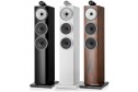 Bowers & Wilkins 703 S3 hoparlör siyah, beyaz ve ahşap renk seçenekleri.