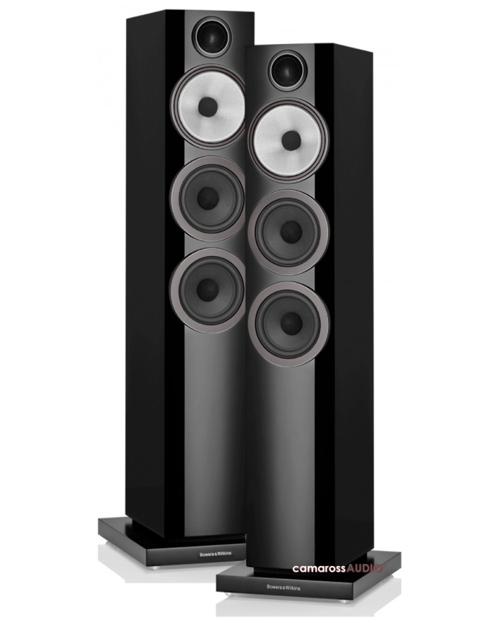 Bowers & Wilkins 704 S3 Siyah Kule Tipi Hoparlör Çifti