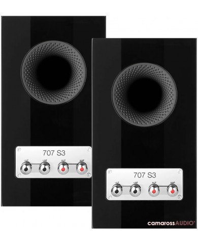 Bowers & Wilkins 707 S3 Siyah Parlak Kule Hoparlör Çifti Arka Bağlantı Kutupları