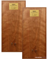 Graham LS8/1 Hi-Definition Loudspeaker ahşap arka paneli ve bağlantı terminalleri.