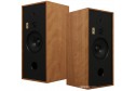 Graham Audio LS8/1 hoparlör, ahşap kaplama, siyah ön panel.