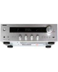 Onkyo TX-8050 Network Stereo Receiver gümüş ön panel detayları