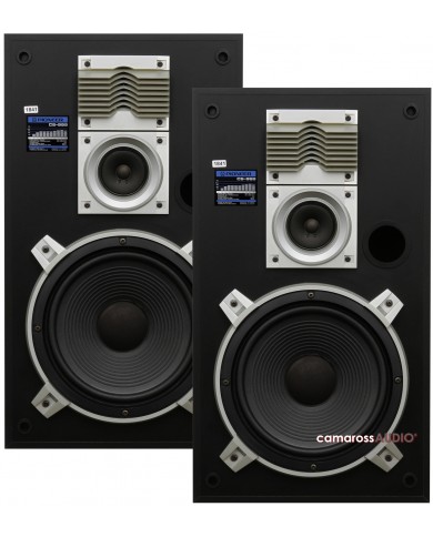 Pioneer CS-999 hoparlör, siyah kasa, vintage Hi-Fi ses sistemi