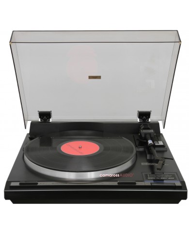 Pioneer PL-960 Siyah Plak Çalar, Quartz FLL/Direct Drive, Açık Kapaklı
