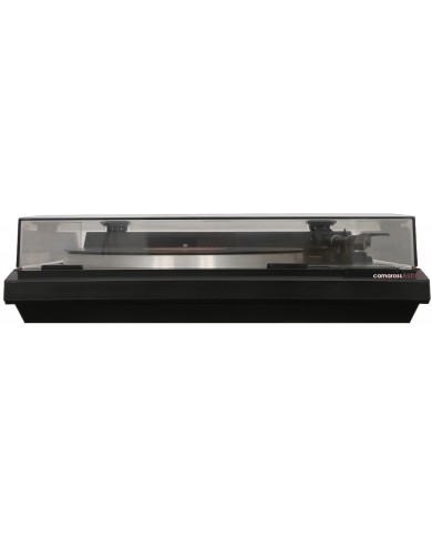 Pioneer PL-960 plak çalar siyah gövde ve şeffaf kapaklı.