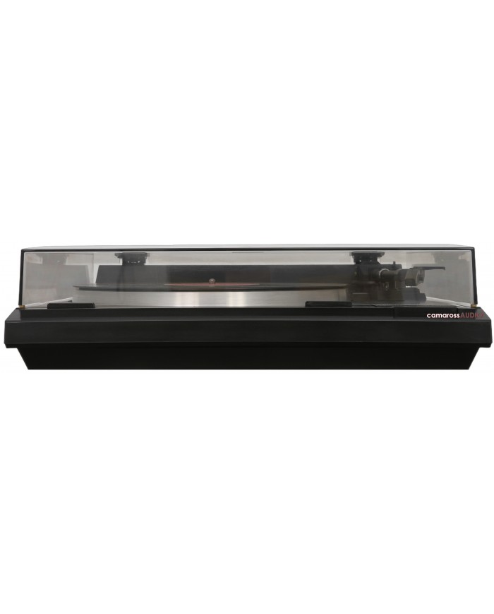 Pioneer PL-960 plak çalar siyah gövde ve şeffaf kapaklı.