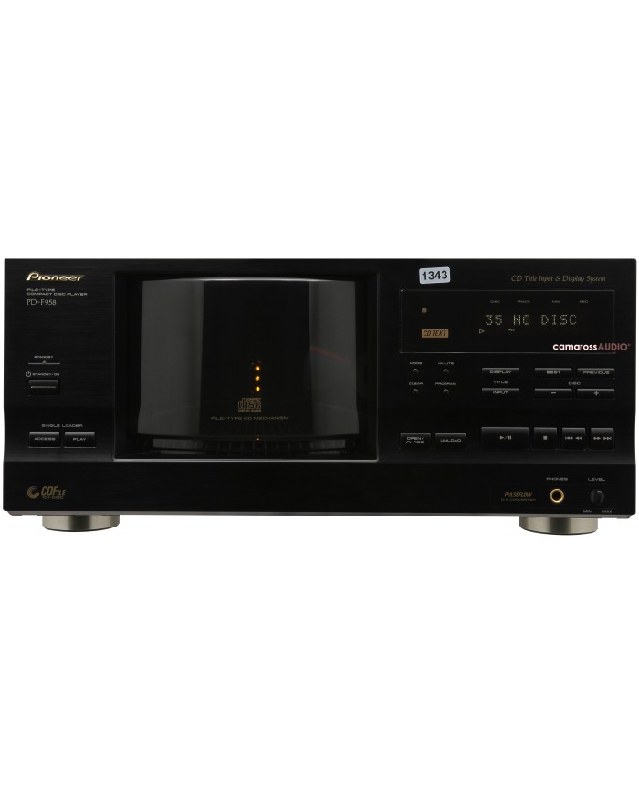 Pioneer PD-F958 Siyah File-Type CD Çalar, Kompakt Disk Oynatıcı