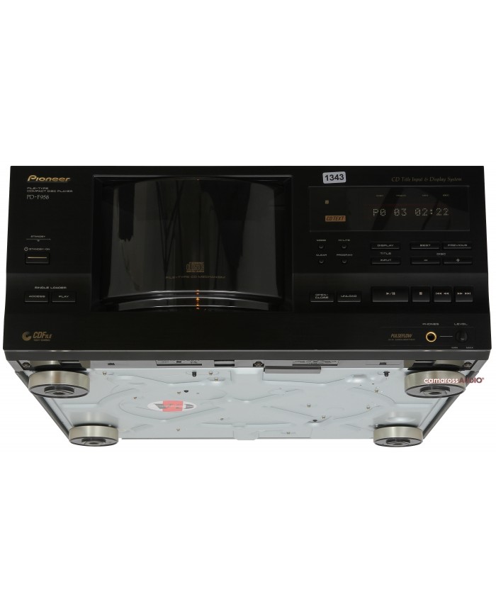 Pioneer PD-F958 Siyah Kompakt Disk CD Çalar Önden Görünüm
