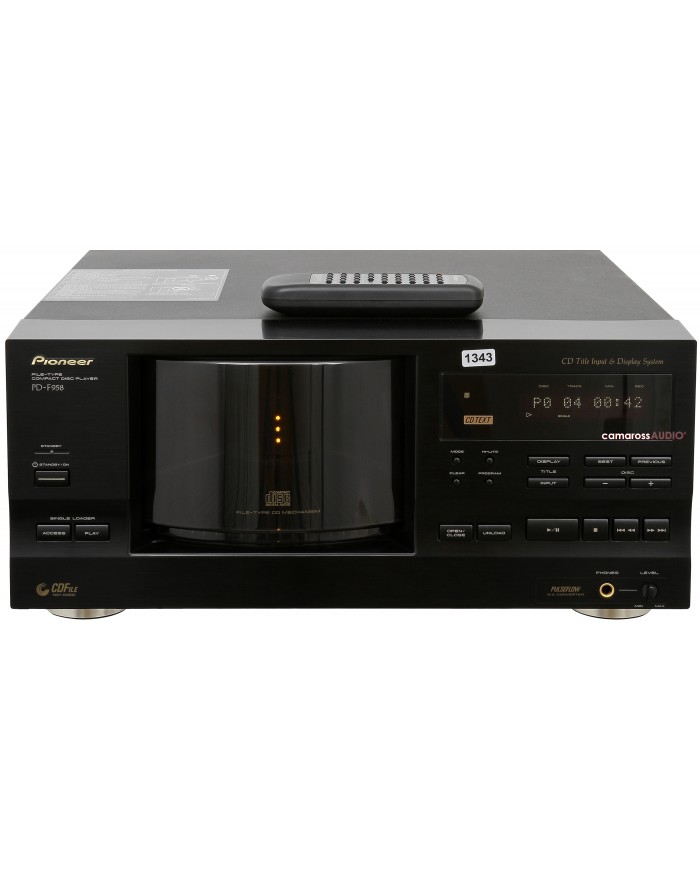 Pioneer PD-F958 Siyah Pile-Type CD Çalar Uzaktan Kumandalı
