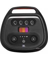 JBL PartyBox Ultimate siyah taşınabilir hoparlör kontrol paneli detayı