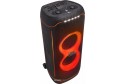 JBL PartyBox Ultimate taşınabilir hoparlör siyah renkli, turuncu ışıklı