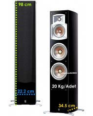 Yamaha NS-555 Siyah Kule Tipi Hoparlör Boyutları ve Özellikleri
