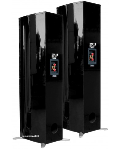 YAMAHA NS-555 Siyah Parlak Kule Tipi Hoparlör Arka Bağlantı Terminalleri