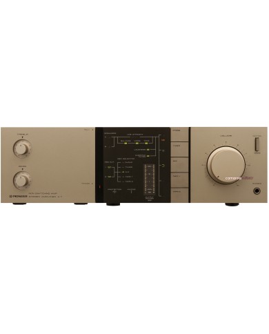 Pioneer A-7 Vintage Stereo Amplifikatör, Bej Kasa, Analog Ekranlı
