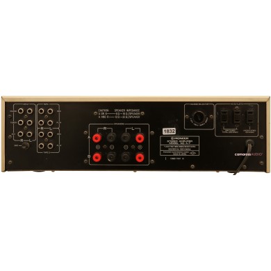 Pioneer A-7 Stereo Amfi Arka Bağlantı Paneli RCA ve Hoparlör Girişleri