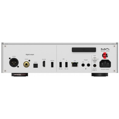 Matrix Audio TT-1 Digital Audio Transport arka panel, dijital çıkış ve bağlantı noktaları.