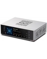 Matrix Audio TT-1 Digital Audio Transport gümüş renkli, dokunmatik ekranlı ses oynatıcı.