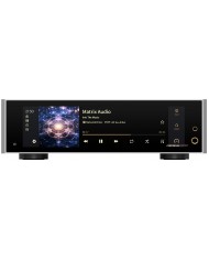 Matrix Audio TS-1 Network Music Streamer gümüş ön panel PCM oynatma