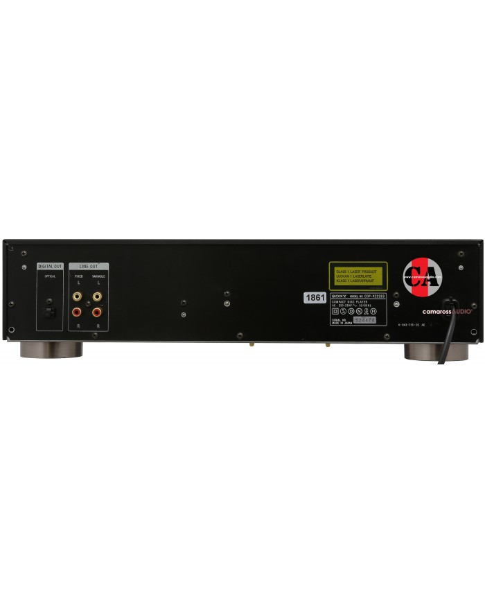 Sony CDP-X222ES CD Player Arka Panel: Dijital Optik Çıkış, Line Out