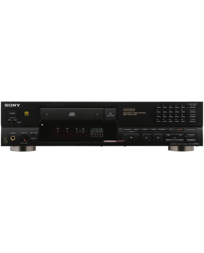 Sony CDP-X222ES Siyah CD Çalar, Hi-Res Ses, Doğrudan Dijital Senkronizasyon